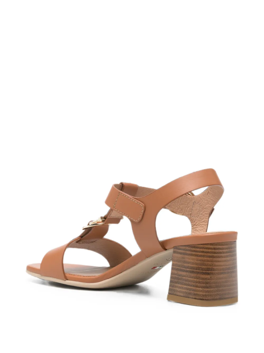 NERO GIARDINI buckle-fastening leather sandals Bruin