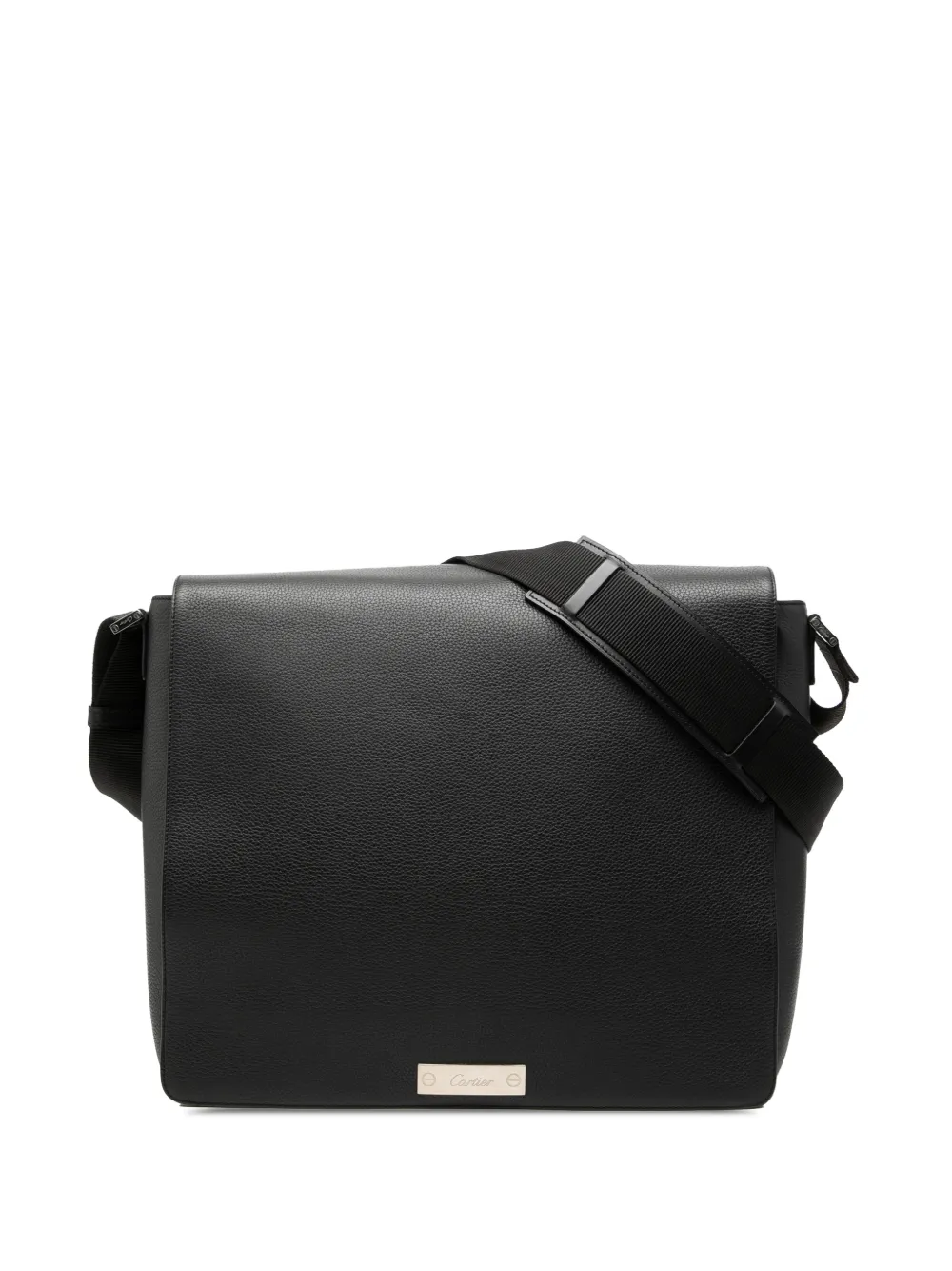 Cartier 2010-2026 Grained Leather Pasha De Cartier Messenger Bag crossbody bag - Nero