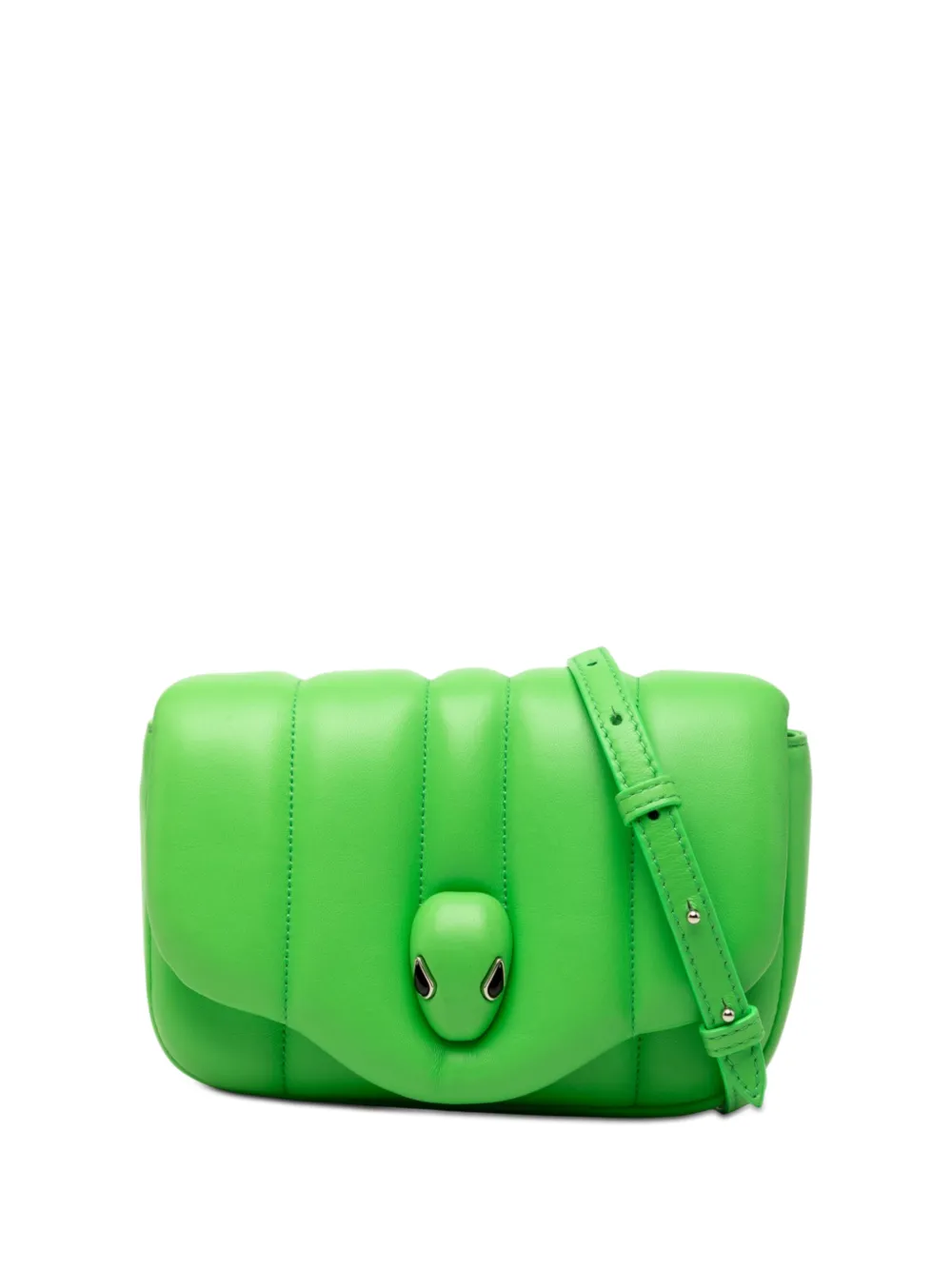Bvlgari Pre-Owned 2020 Ambush Nappa Serpenti Convertible Belt Bag crossbody bag - Verde