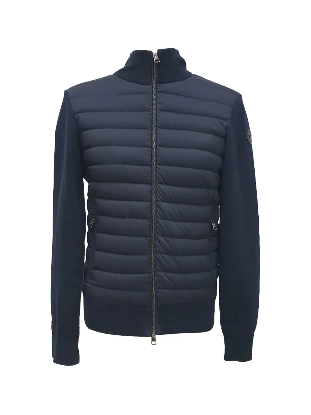 Moncler Vintage Quilted zip-up Cardigan | Blue | FARFETCH