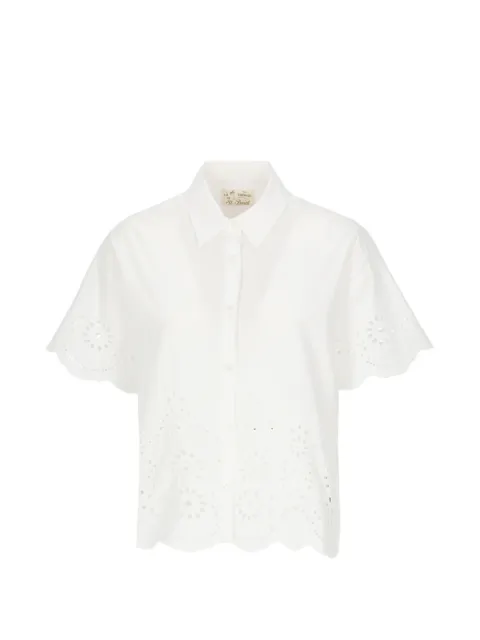 MC2 Saint Barth Clementine embroidered cotton shirt