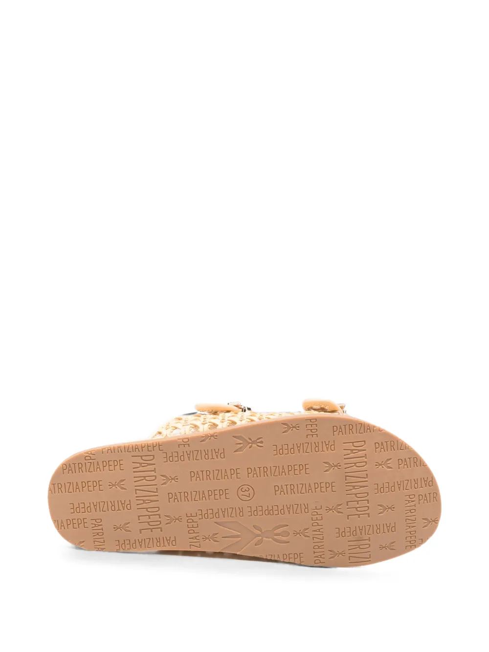 Patrizia Pepe girl woven sandals Beige