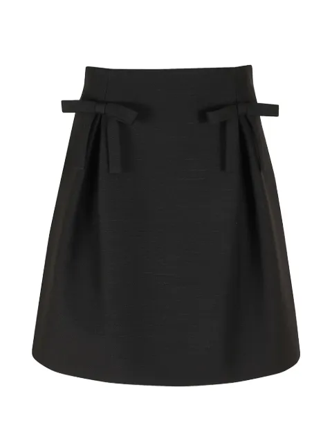 Valentino Garavani — bow-detail A-line mini skirt