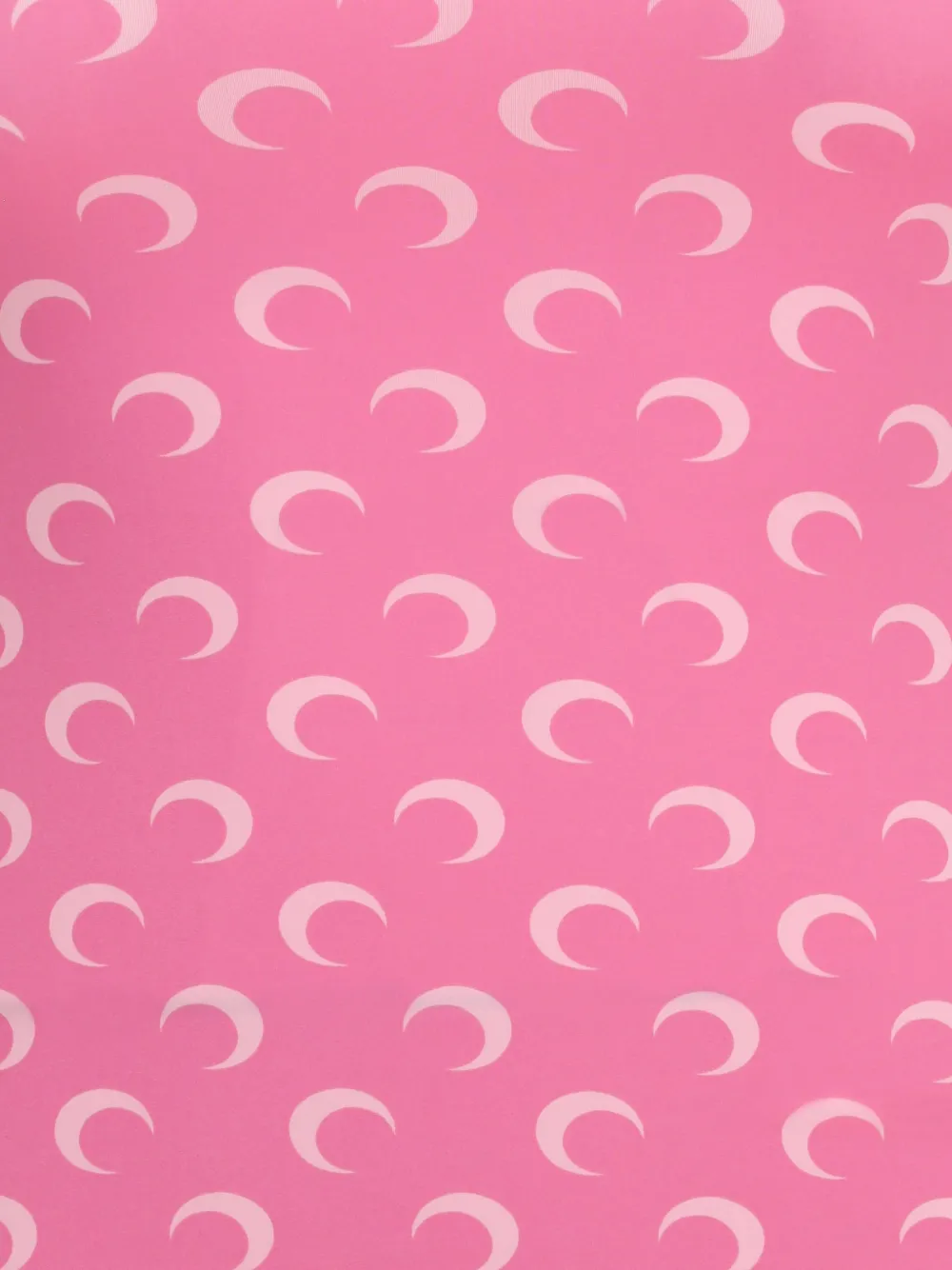 Marine Serre Moon top met ronde hals en print Roze