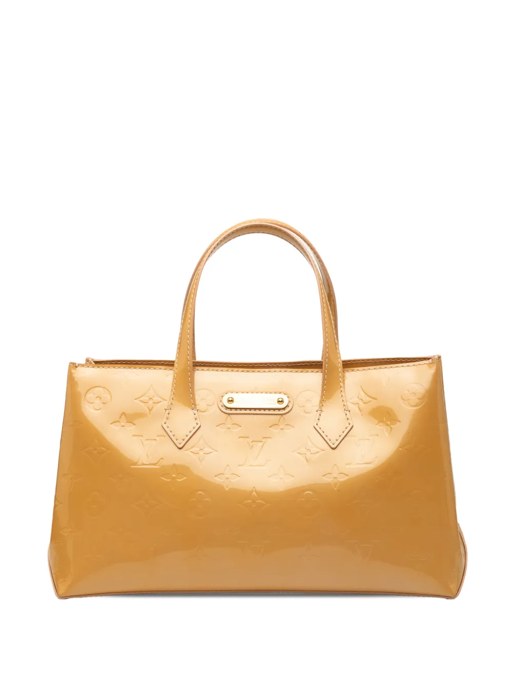 Louis Vuitton Pre-Owned 1990-2020 Monogram Vernis Wilshire PM handbag - Gold