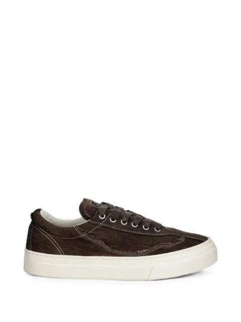 Stepney Workers Club Omni frayed topstitched sneakers