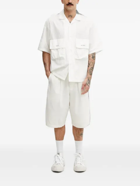 Undercover pleated elasticated-waist shorts