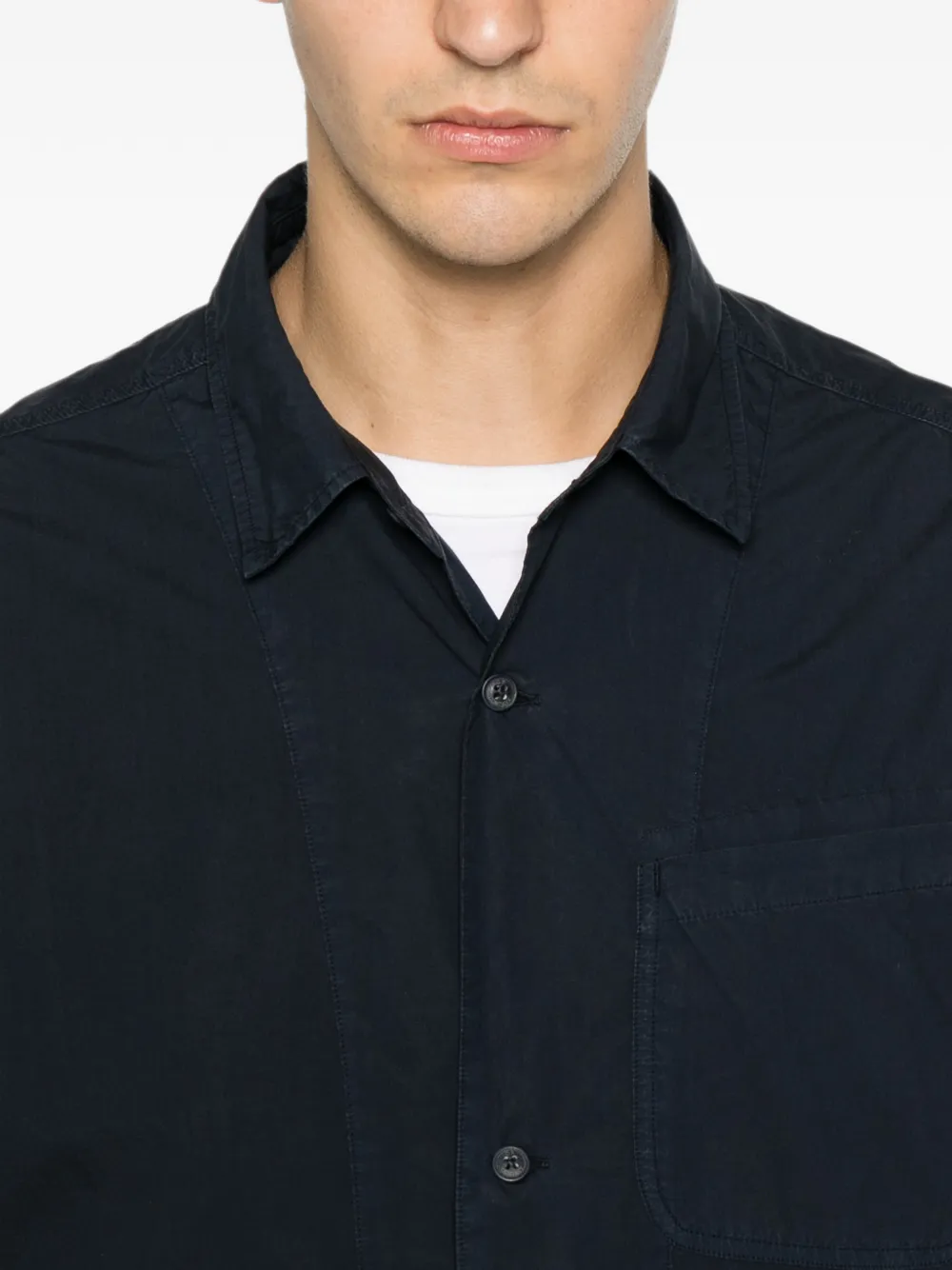 C.P. Company Overhemd met lens-detail Blauw