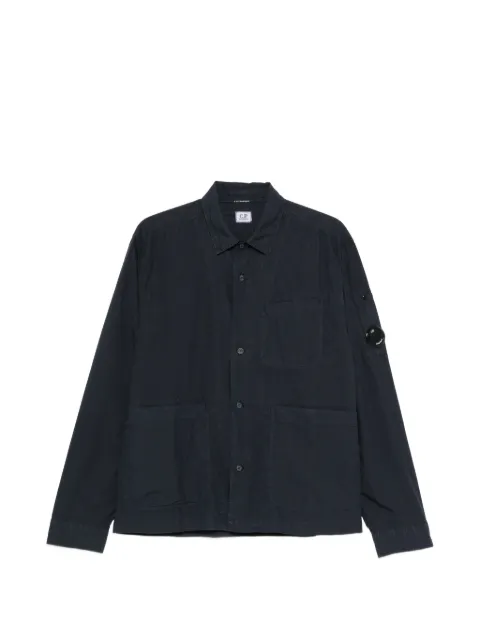 C.P. Company camisa con botones y detalle Lens