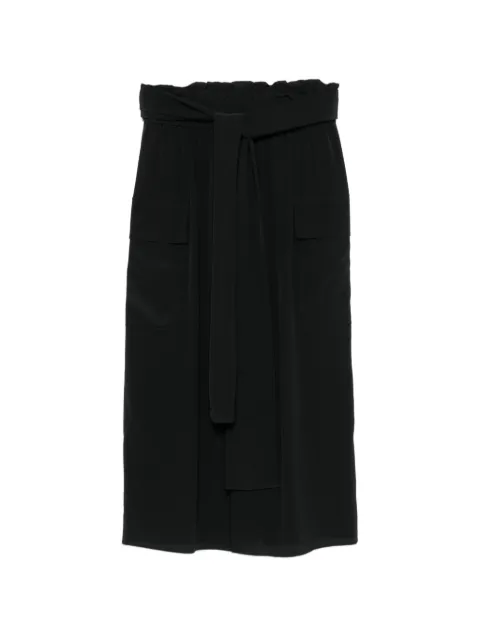 JOSEPH paperbag-waist tie-fastening midi skirt