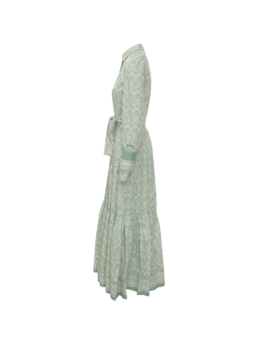 MC2 Saint Barth Jensen blousejurk met geometrische print Groen