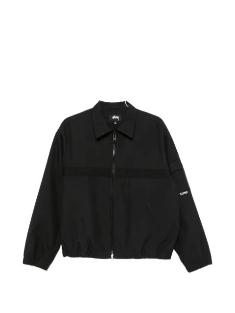 Stüssy zip-up panelled jacket
