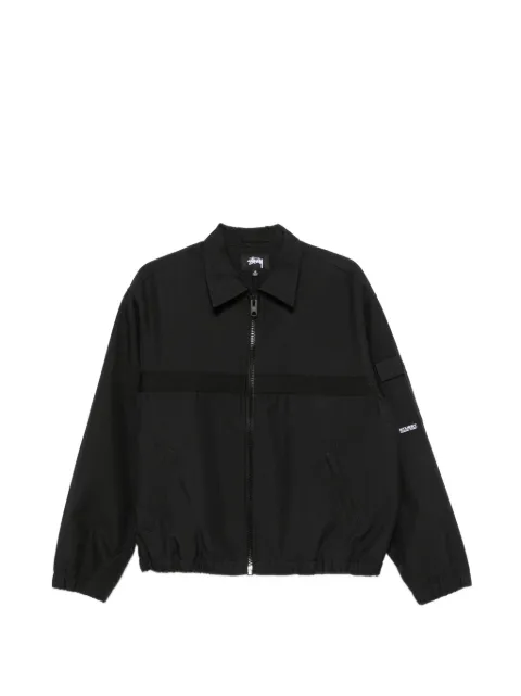 Stüssy zip-up panelled jacket