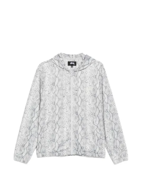 Stüssy sudadera con capucha y cremallera