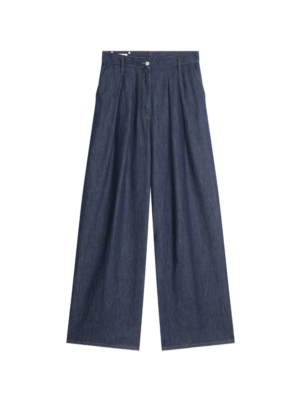 DRIES VAN NOTEN wide pleated jeans - Blue