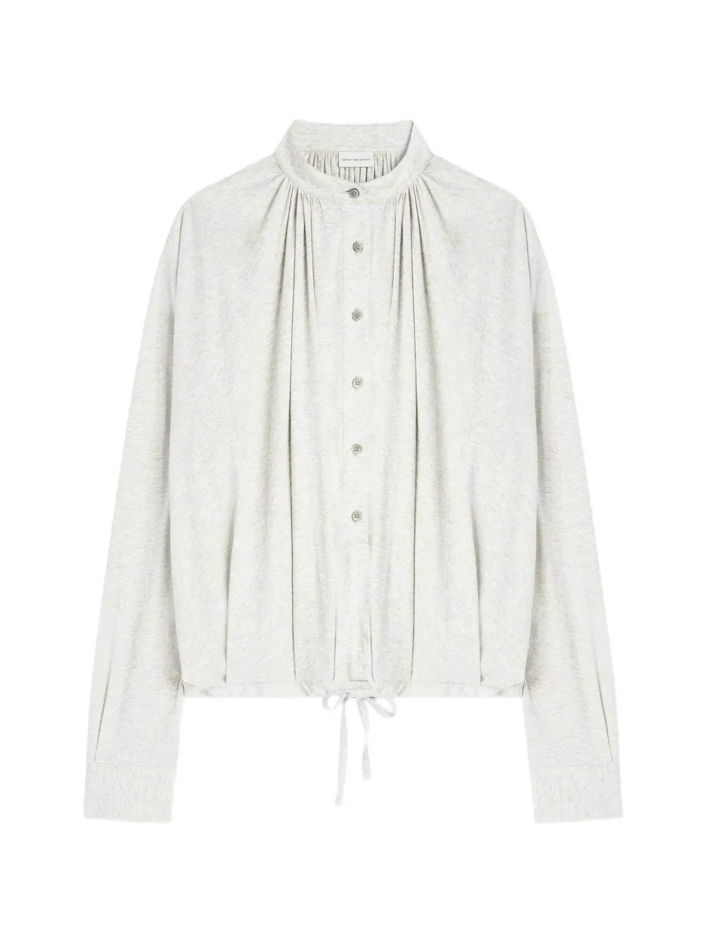 DRIES VAN NOTEN loose cotton blouse - Grey