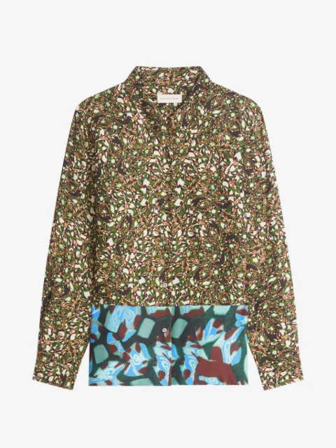 DRIES VAN NOTEN loose viscose shirt