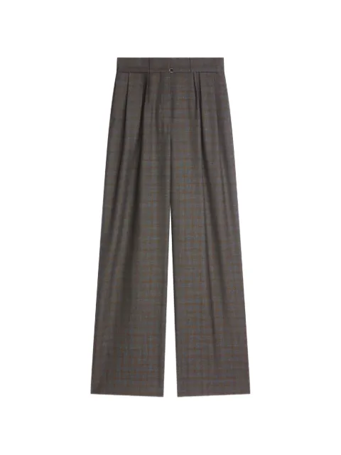DRIES VAN NOTEN belted wool pants