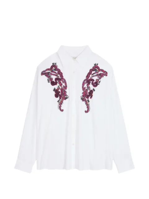DRIES VAN NOTEN embroidered cocoon shirt