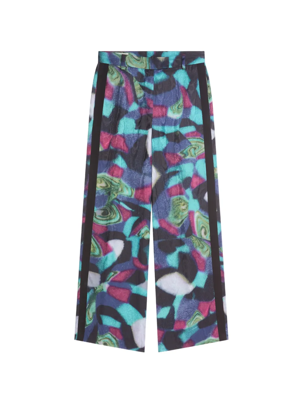 DRIES VAN NOTEN wide leg pants - Blue