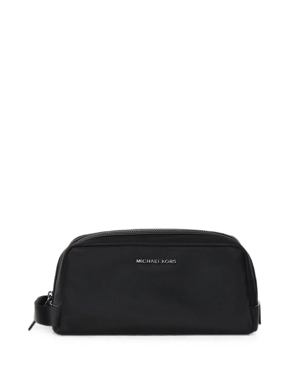 Michael Kors Brooklyn logo-plaque wash bag - Schwarz
