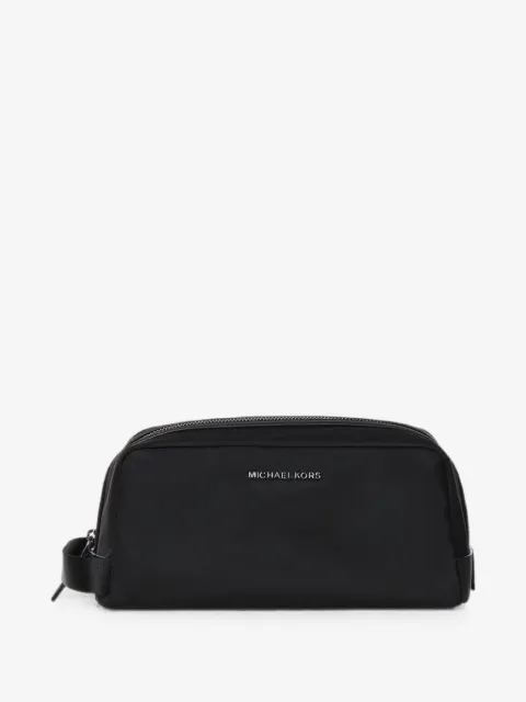 Michael Kors trousse de toilette Brooklyn à plaque logo