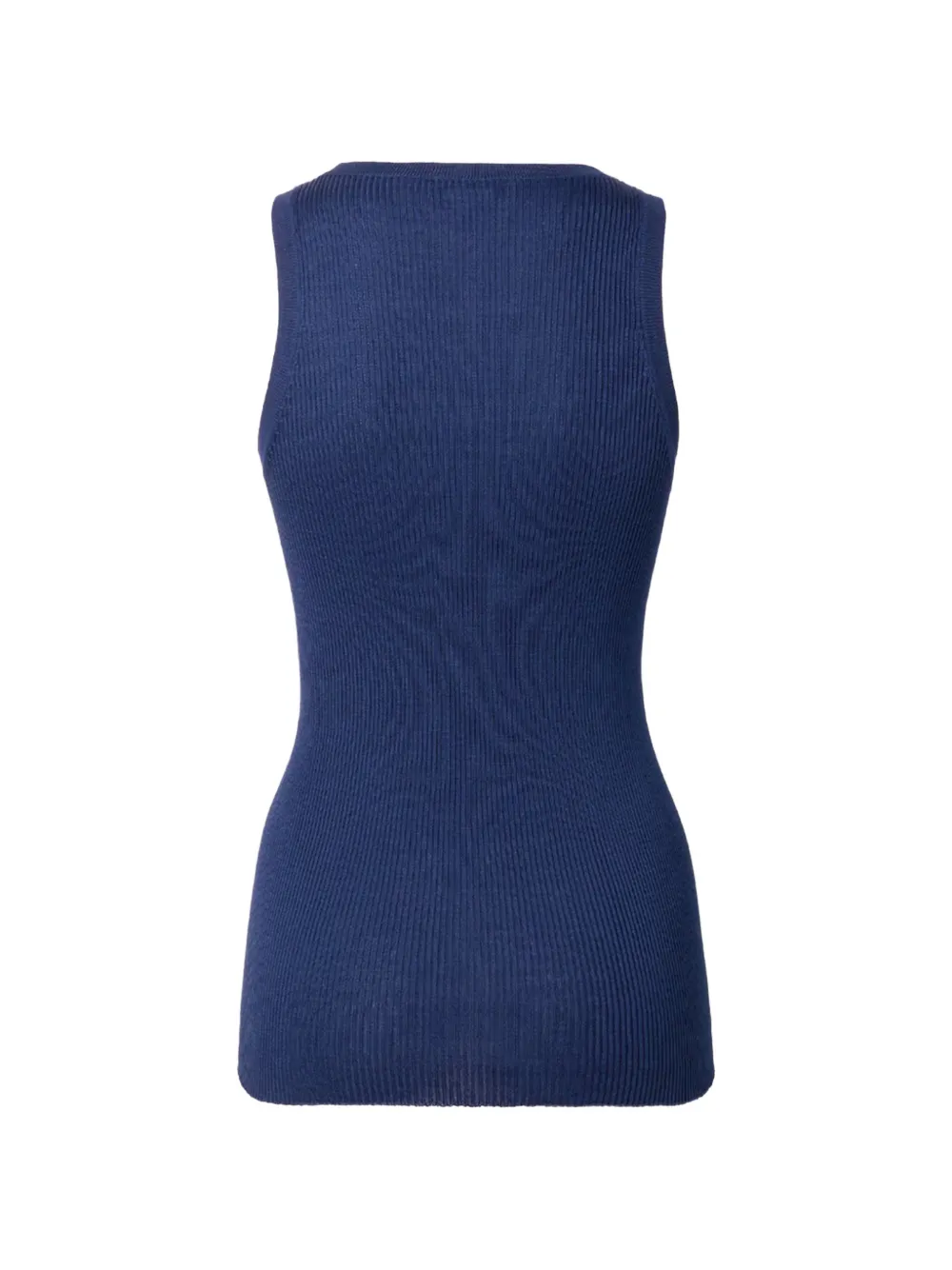 FENDI Ribgebreide top met FF-patroon Blauw