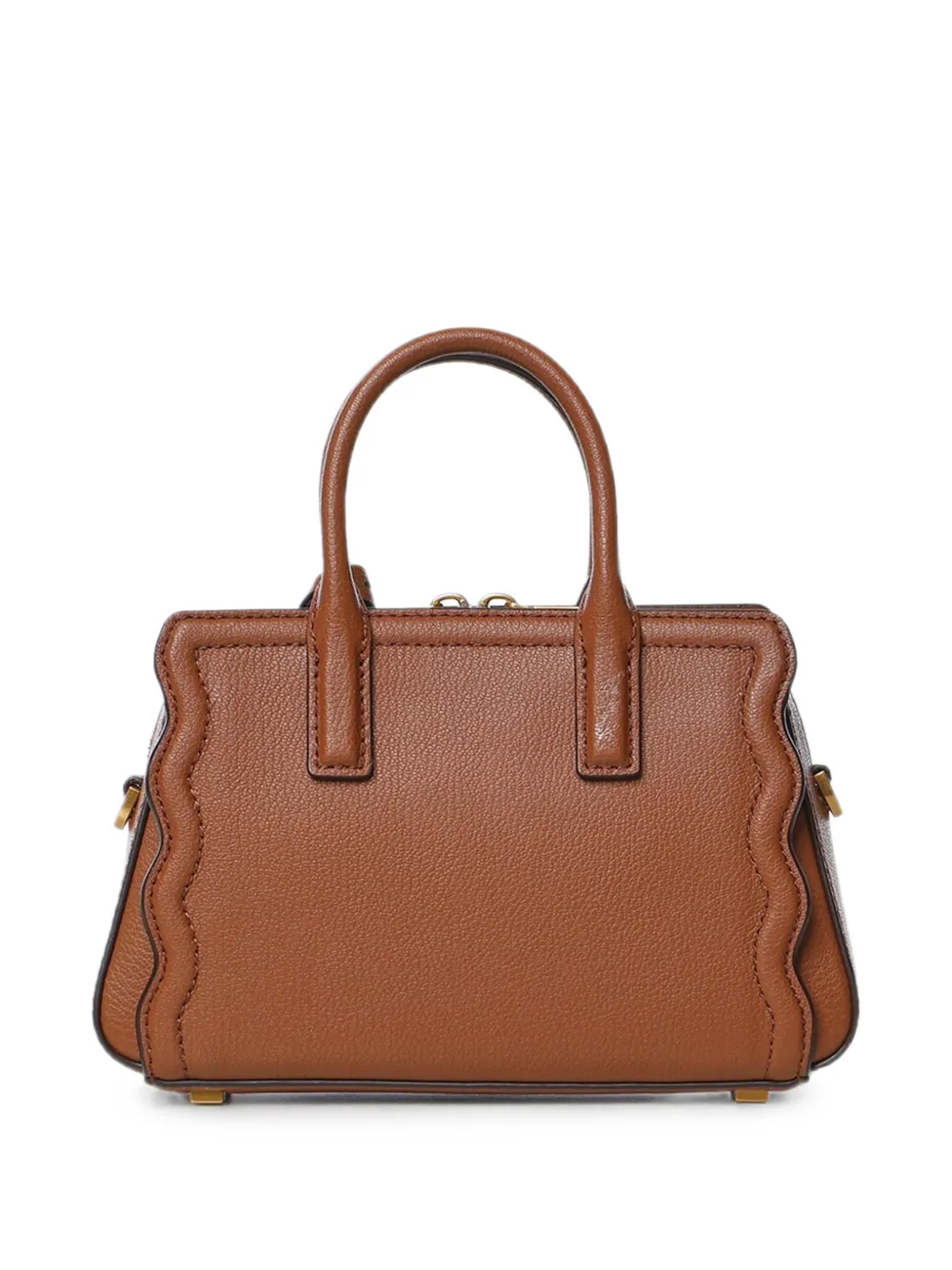 Michael Kors XS Laila handtas met gewelfde afwerking Bruin