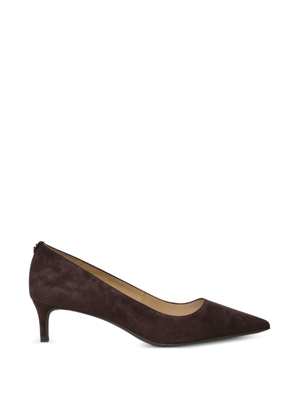 Michael Kors Alina Flex pointed-toe suede pumps Bruin