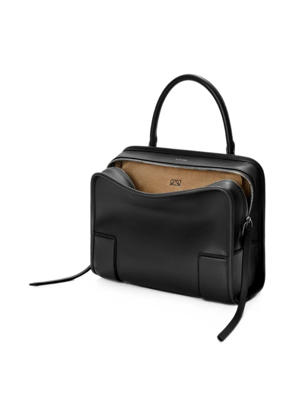 LOEWE Medium Amazona 180 leren shopper Zwart