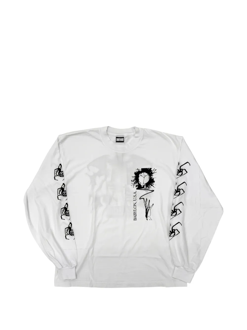 Babylon La Bb Sedition Long-sleeve T-shirt In Gray