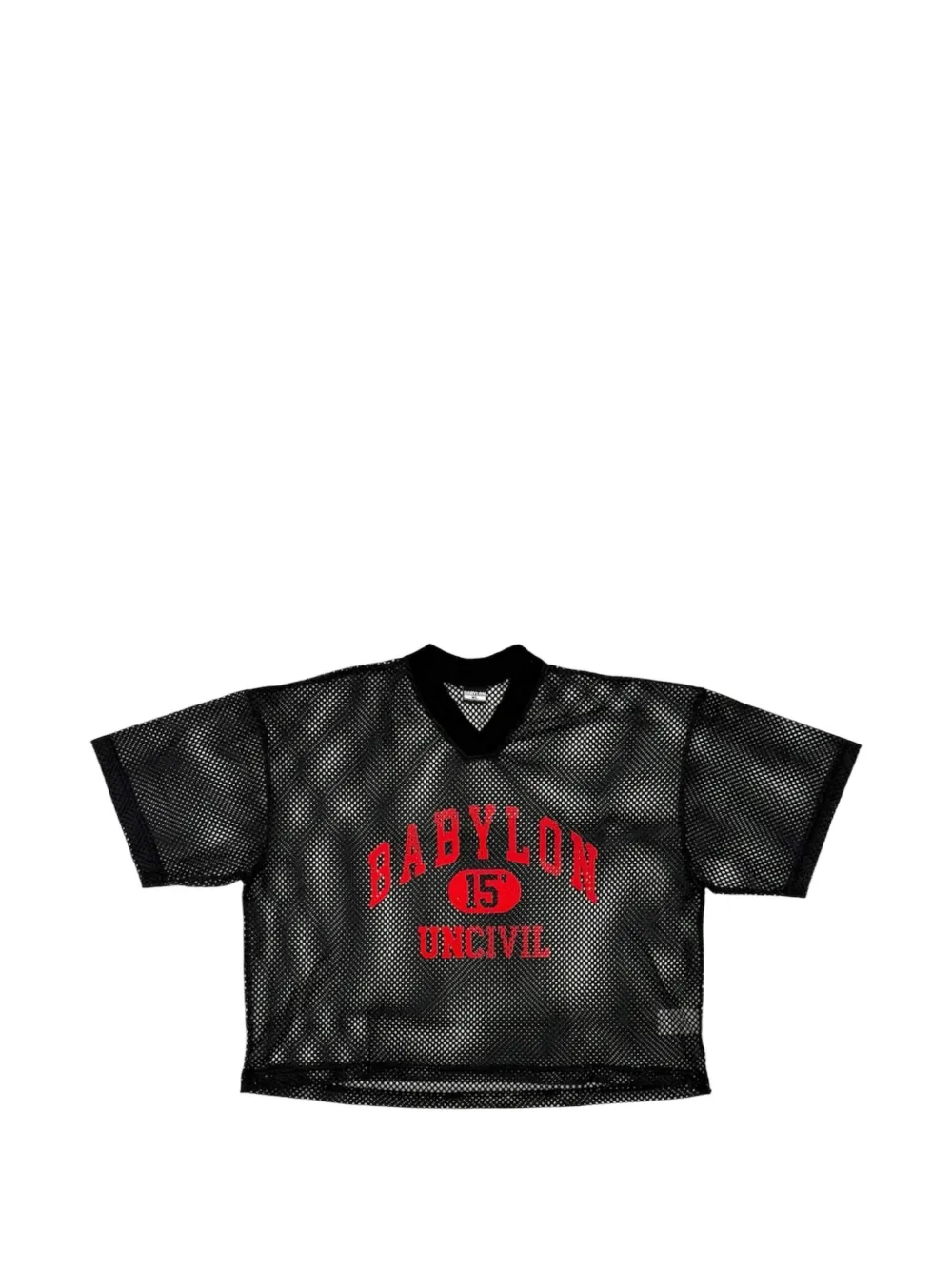 Babylon La Bb Uncivil V-neck T-shirt In Black