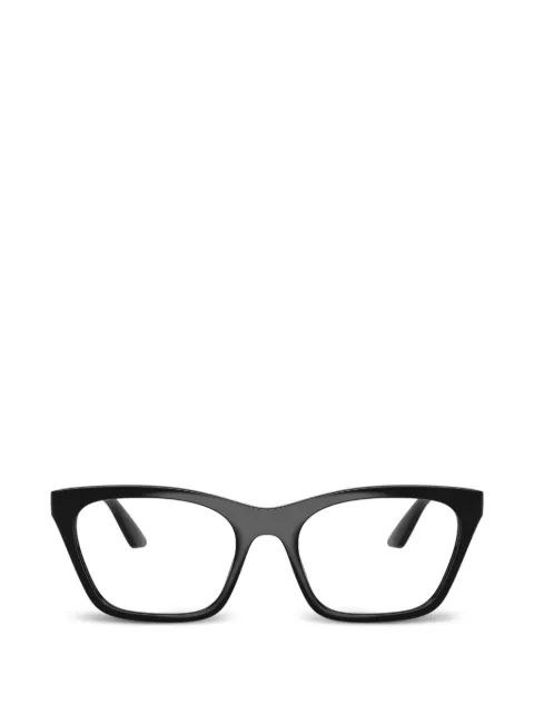 Emporio Armani square-frame clip-on glasses