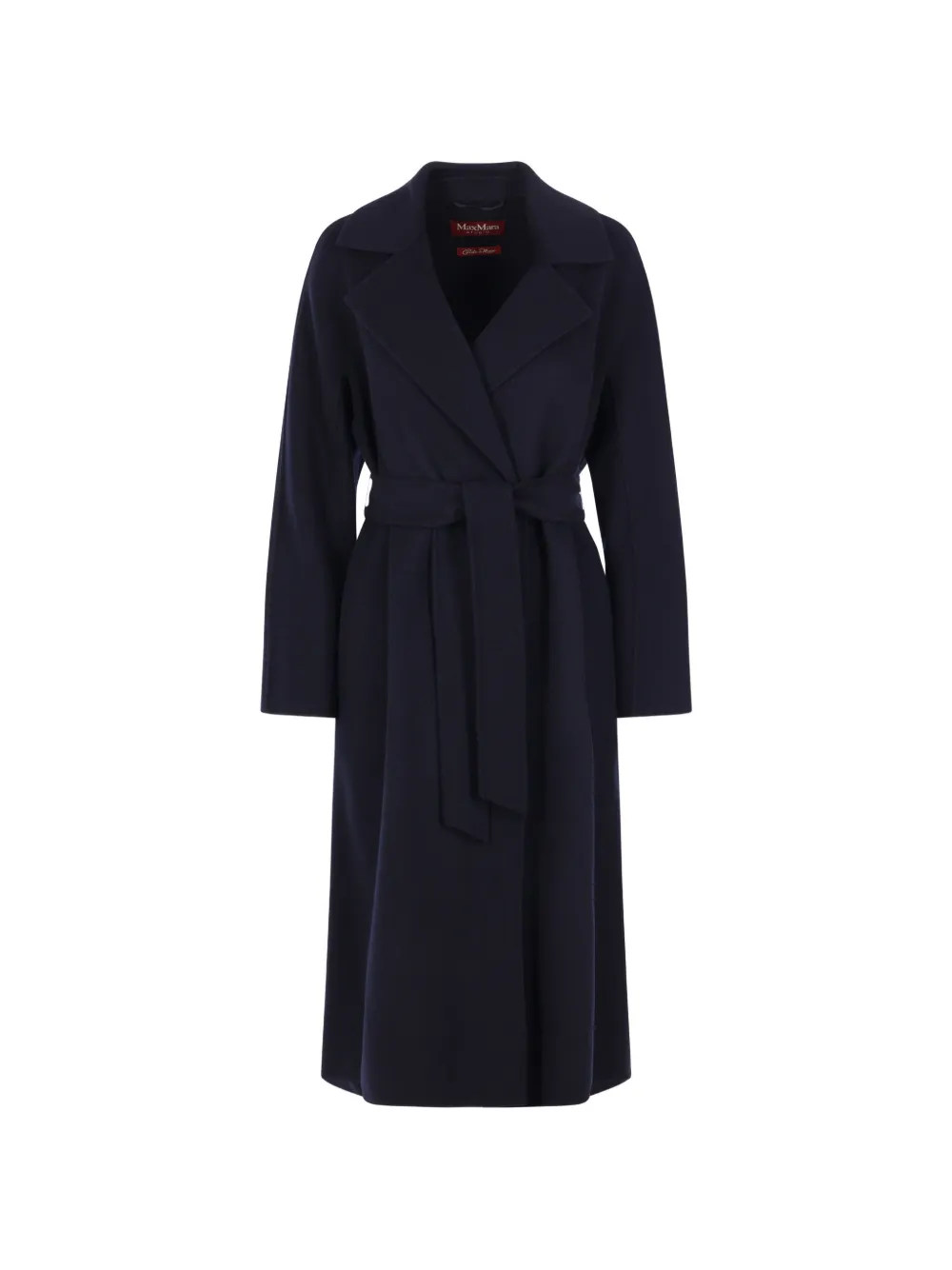 Max Mara Cles belted wrap coat - Blue
