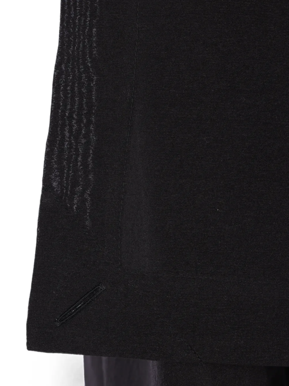 Issey Miyake All Squares asymmetrische top Zwart