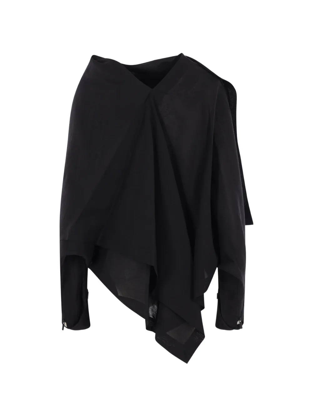 Issey Miyake All Squares asymmetric top - Nero