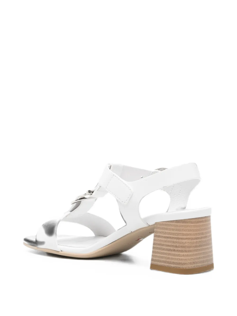NERO GIARDINI buckle-fastening leather sandals Wit