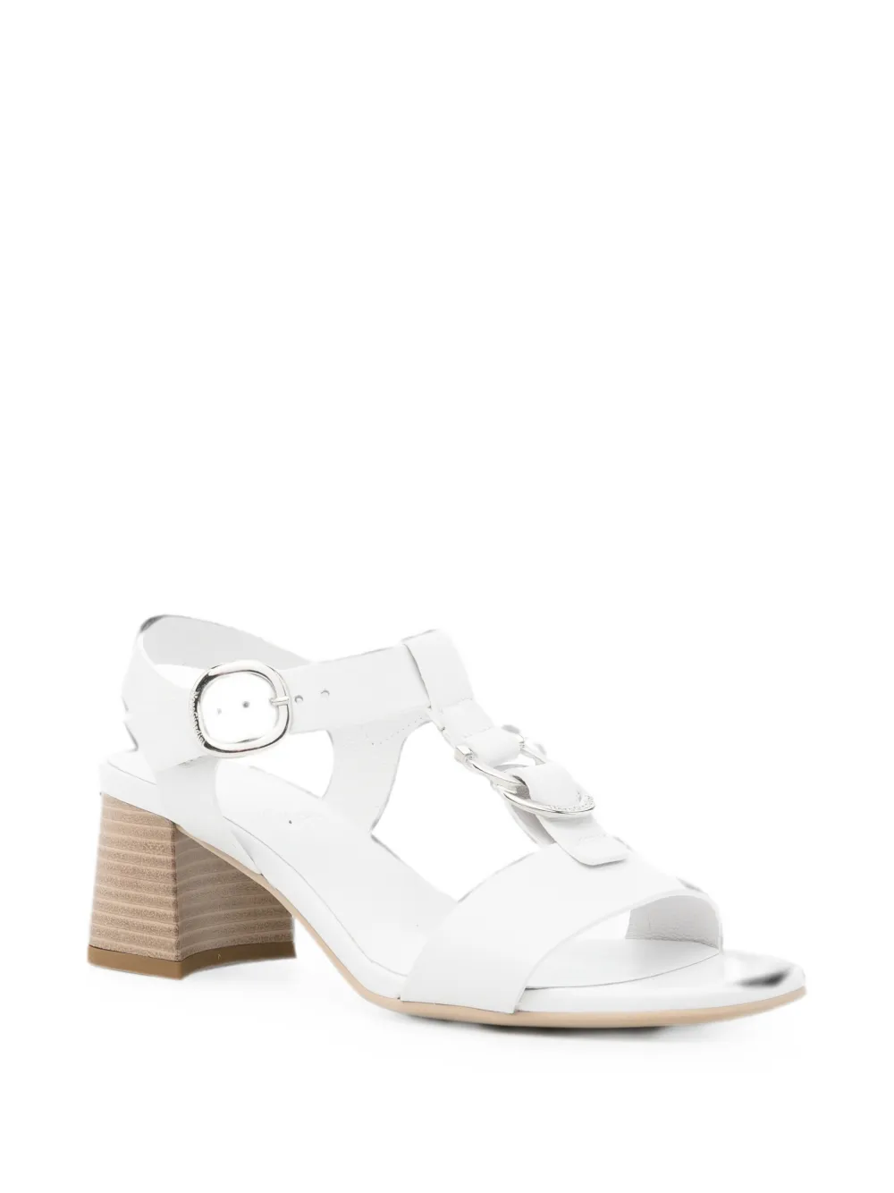 NERO GIARDINI buckle-fastening leather sandals Wit