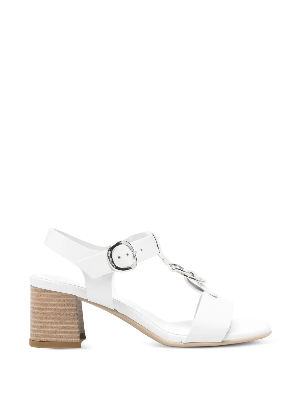 NERO GIARDINI buckle-fastening leather sandals Wit