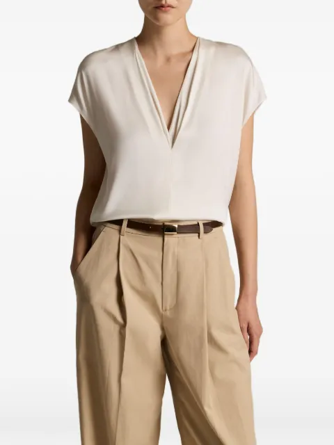 Vince top con cuello en V