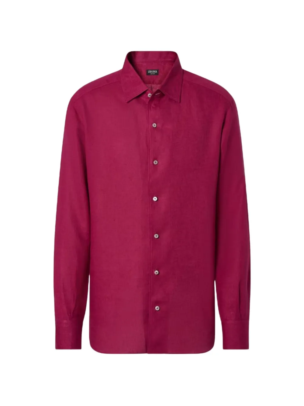 Zegna Oasi Lino linnen overhemd Roze