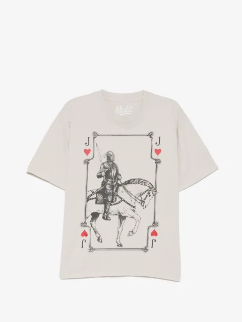 Melt cotton printed T-shirt