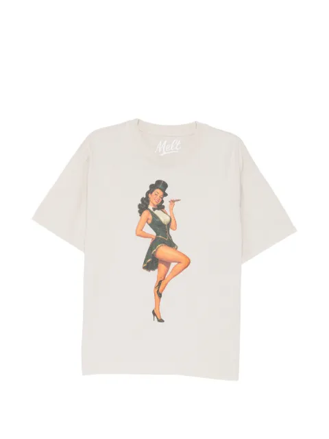Melt graphic-printed T-shirt