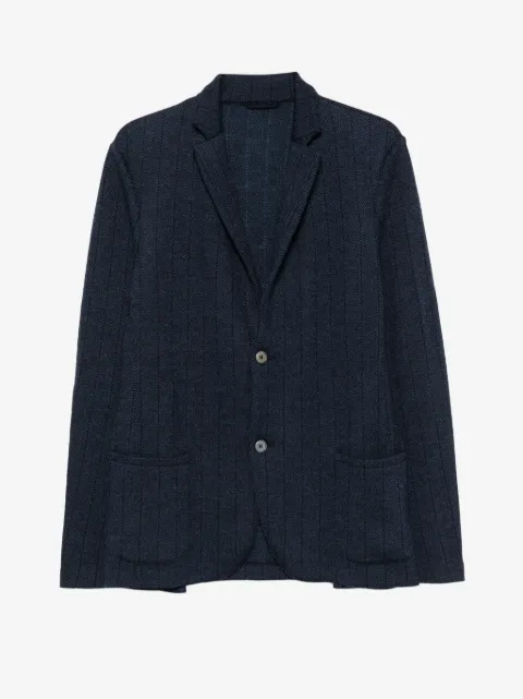 Gran Sasso blazer de lana con botones y motivo de espiga