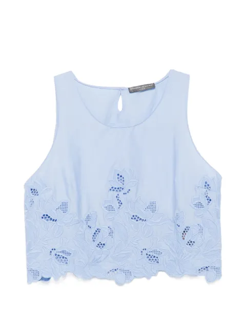 Ermanno Scervino broderie-anglaise cropped top