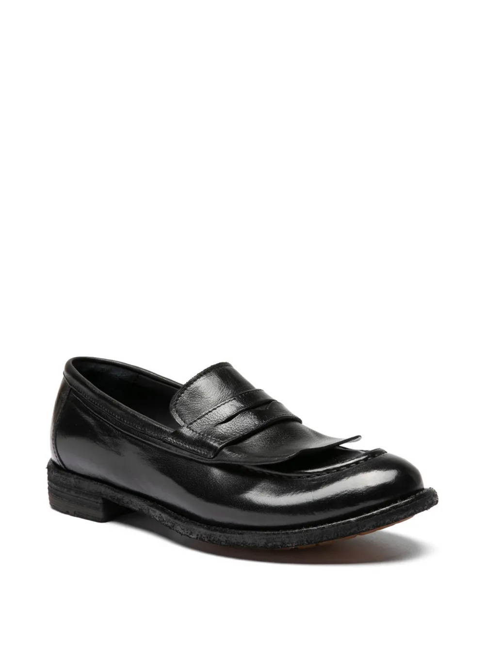 Officine Creative Lexikon 140 Loafers in Black, view 2