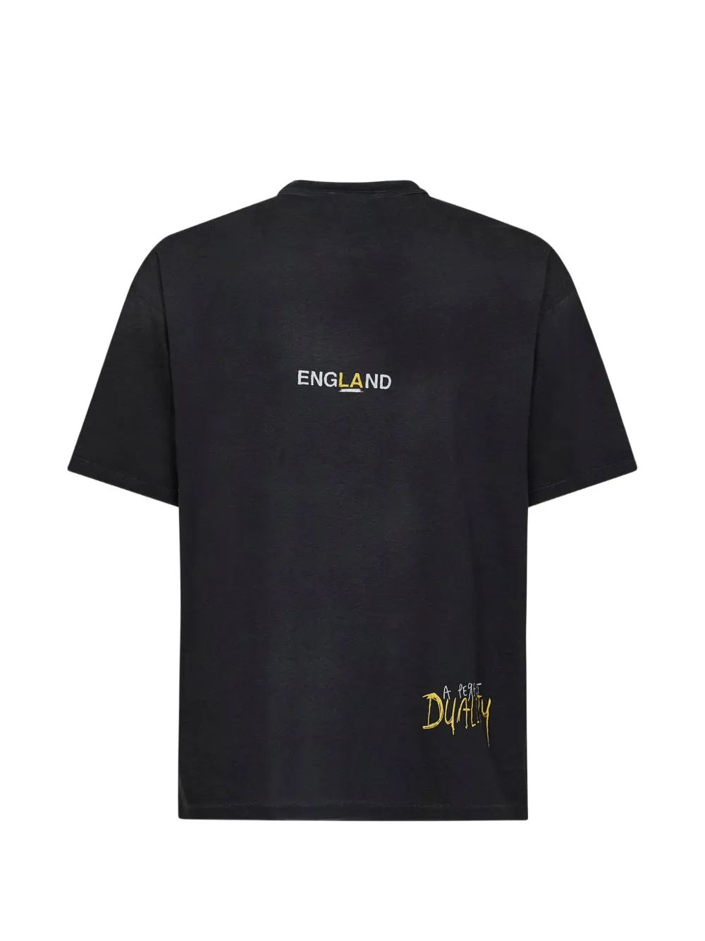 Represent T-shirt met grafische print en verwassen effect Zwart