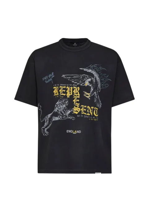 Represent Enemy graphic-print cotton T-shirt