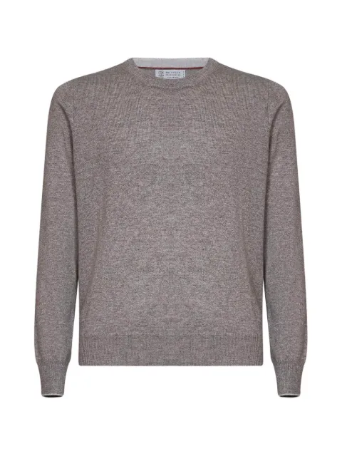 Brunello Cucinelli cashmere crew-neck sweater