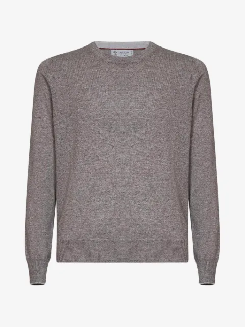 Brunello Cucinelli cashmere crew-neck sweater